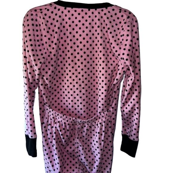 Nwt Bella pink/black polkadot onesies sz S - Picture 4 of 4